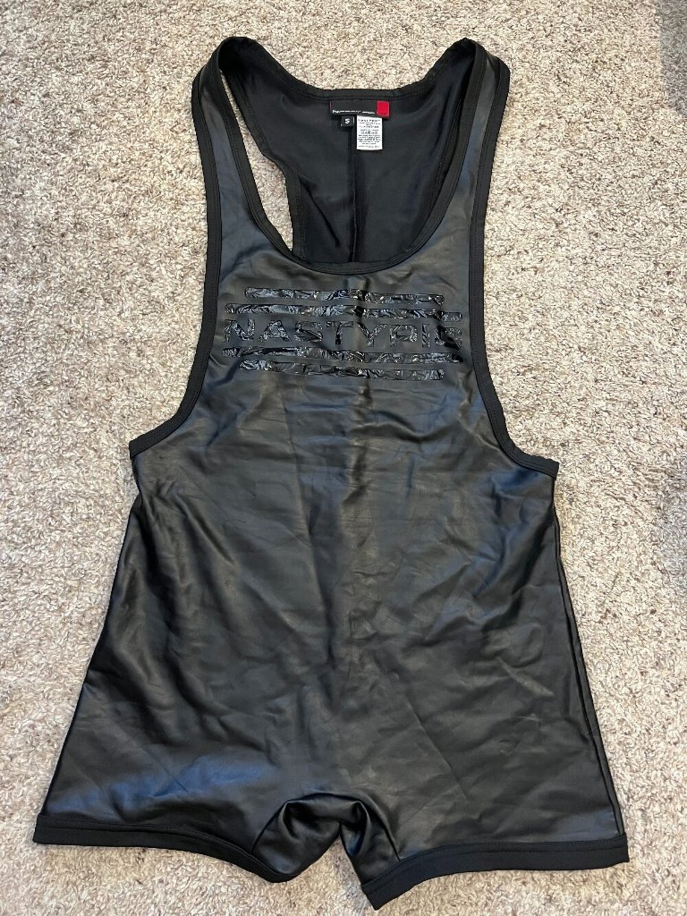 Nasty Pig Contrast Rubber Singlet Black